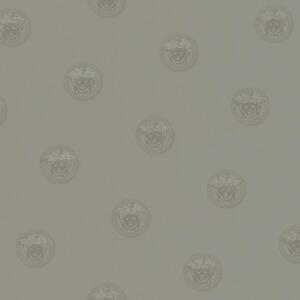 Vliesové tapety na stenu Versace III 34862-3, rozmer 10,05 m x 0,53 m, hlava medúzy sivá, A.S. Création