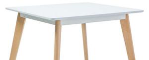Biely jedálenský stôl DECLAN II 80X80