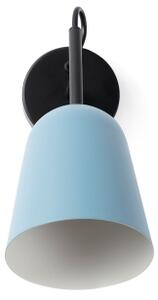 FARO 28274 - Nástenná lampa STUDIO 1xE14/8W/230V modrá/čierna