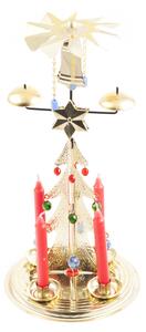 Tradičné anjelské zvonenie Stromček zlatá, 30 cm