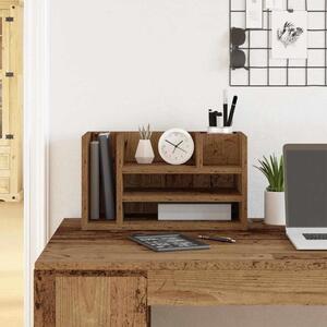 Maison Exclusive - Organizér na písací stôl zo starého dreva 44,5 x 24 x 25 cm Drevený materiál