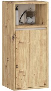 Ak furniture Závesná kúpeľňová skrinka VAMI 35 cm dub artisan/kašmírová