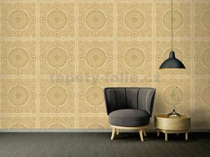 Vliesové tapety na stenu Versace IV 37055-4, rozmer 10,05 m x 0,53 m, barokové ornamenty zlaté, A.S. Création