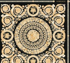 Vliesové tapety na stenu Versace IV 37055-3, rozmer 10,05 m x 0,53 m, barokové ornamenty zlato-čierne, A.S. Création
