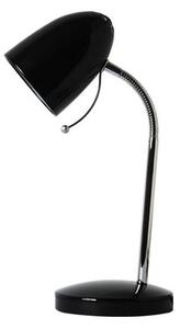Aigostar - Stolná lampa 1xE27/36W/230V čierna/chróm