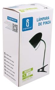 Aigostar - Stolná lampa s klipom 1xE27/11W/230V čierna/chróm