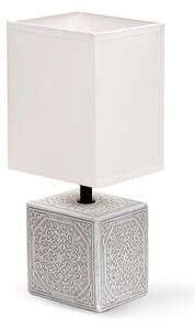 Aigostar - Stolná lampa 1xE14/40W/230V šedá/biela