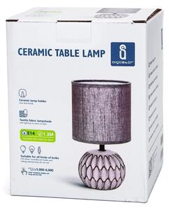 Aigostar - Stolná lampa 1xE14/40W/230V fialová