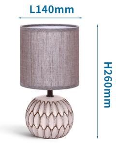 Aigostar - Stolná lampa 1xE14/40W/230V fialová