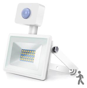 Aigostar - LED Reflektor so senzorom LED/20W/230V 4000K IP65 biela