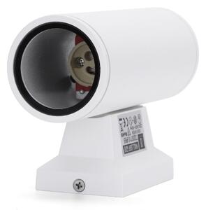 Aigostar - Vonkajšie nástenné svietidlo 2xGU10/230V biela IP65 guľatý