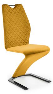 Jedálenská stolička TREP, 46x102x61, žltá