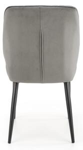 Jedálenská stolička BENDI, 48x85x57, sivá