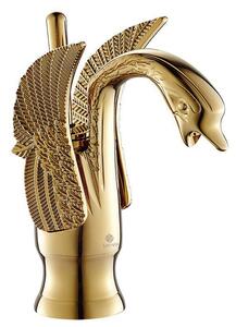 Umývadlová batéria KRAN swan retro GOLD EMINA