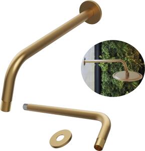 Granitan | Sprchová batéria okrúhla - 350 mm - Brush gold - Elegantný dizajn - Odolná a moderná