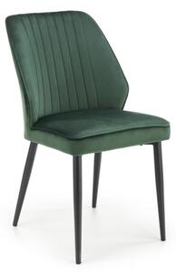 Jedálenská stolička BENDI, 48x85x57, zelená
