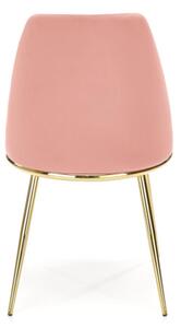 Jedálenská stolička SLIBY, 49x84x54, ružová