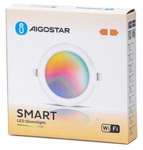 Aigostar - LED RGBW Stmievateľné podhľadové svietidlo LED/9W/230V 2700-6500K Wi-Fi