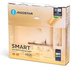 Aigostar - LED RGBW Stmievateľné stropné svietidlo LED/19W/230V 2700-6500K Wi-Fi