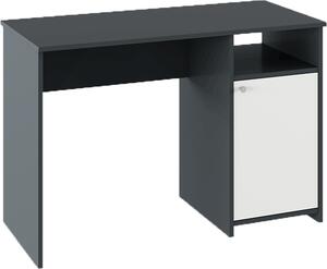 Kondela PC stôl Dede - grafit / biela