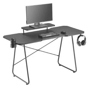 OPLITE herný stôl ATIKA T10 XL BLACK MAT veľký - 136x60x75cm