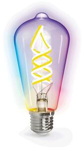 LED RGBW Stm. žiarovka FILAMENT ST64 E27/4,9W/230V 2700-6500K Wi-Fi - Aigostar