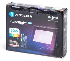 Aigostar - LED RGBW Reflektor LED/30W/230V IP65 + diaľkový ovládač