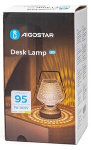 Aigostar- LED Stmievateľná nabíjacia lampa LED/1W/5V 2700/4000/6500K 1800mAh 20 cm