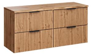 Comad Závesná skrinka Casad Nature s doskou 120 cm dub wotan