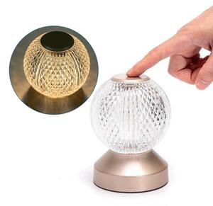 Aigostar-LED Stmievateľná nabíjacia lampa LED/1W/5V 2700/4000/6500K 1800mAh 13,5cm