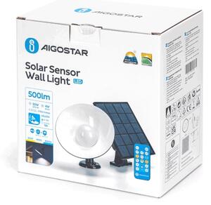 Aigostar - LED Solárne svietidlo so senzorom LED/3,2V 3000K/4000K/6500K IP65 + DO