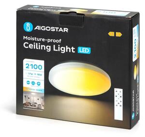 Aigostar - LED Kúpeľňové stropné svietidlo LED/18W/230V 3000-6000K IP54 + DO