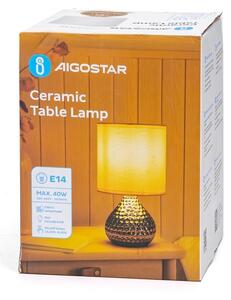 Aigostar - Stolná lampa 1xE14/40W/230V zlatá
