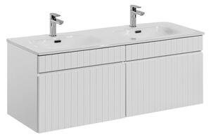 Comad Závesná skrinka Iconic Sky so zápustným umývadlom 120 cm biela
