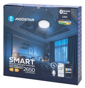 Aigostar-LED RGBW Kúpeľňové stropné svietidlo LED/24W/230V IP44+diaľkové ovládanie