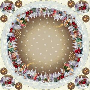 Texicop Gobelínový vianočný obrus Eden 1211 40x140 cm 100x100 cm