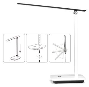 Aigostar - LED Stmievateľná stolná lampa LED/5W/5V 3000-6500K biela/čierna