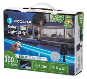Aigostar - LED Stmievateľný solárny pásik LED/1,6W/3,2V 3 m 6500K IP65 + DO