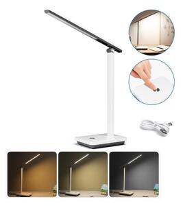 Aigostar - LED Stmievateľná stolná lampa LED/5W/5V 3000-6500K biela/čierna
