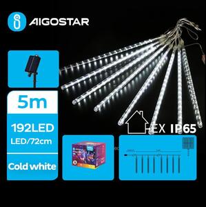 Aigostar - LED Solárna vianočná reťaz 192xLED/8m IP65 studená biela