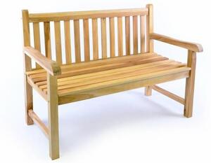 Záhradná lavica DIVERO 2-miestna robustná 120 cm