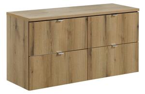Comad Závesná skrinka Nova Oak s doskou 120 cm dub coast evoke
