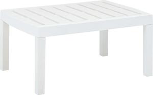 Maison Exclusive - Záhradný stôl biely 78x55x38 cm plast