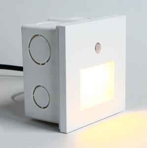 Emithor 70414 - LED Schodiskové svietidlo so senzorom SUNNY LED/1W/230V biela