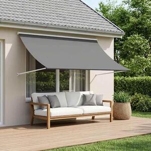 Maison Exclusive – markíza svetlosivá 400 x 150 cm