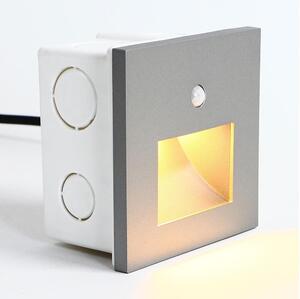 Emithor 70416 - LED Schodiskové svietidlo so senzorom SUNNY LED/1W/230V šedá