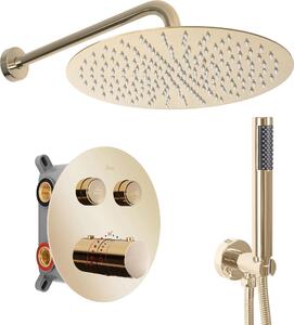 Podomietkový Sprchový Set Rea Lungo Thermostat Gold + Box
