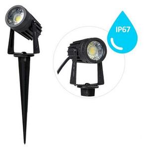 LED Vonkajšie svietidlo LED/3W/230V 2800K IP67 čierna