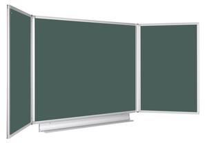 Roztváracia zelená tabuľa pre popis kriedou, keramická / magnetická, 3600 x 1200 mm