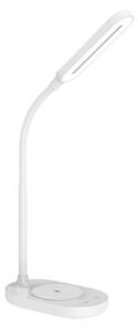 LED Stmievateľná dotyková lampa s bezdrôtovým nabíjaním OCTAVIA LED/7W/230V biela